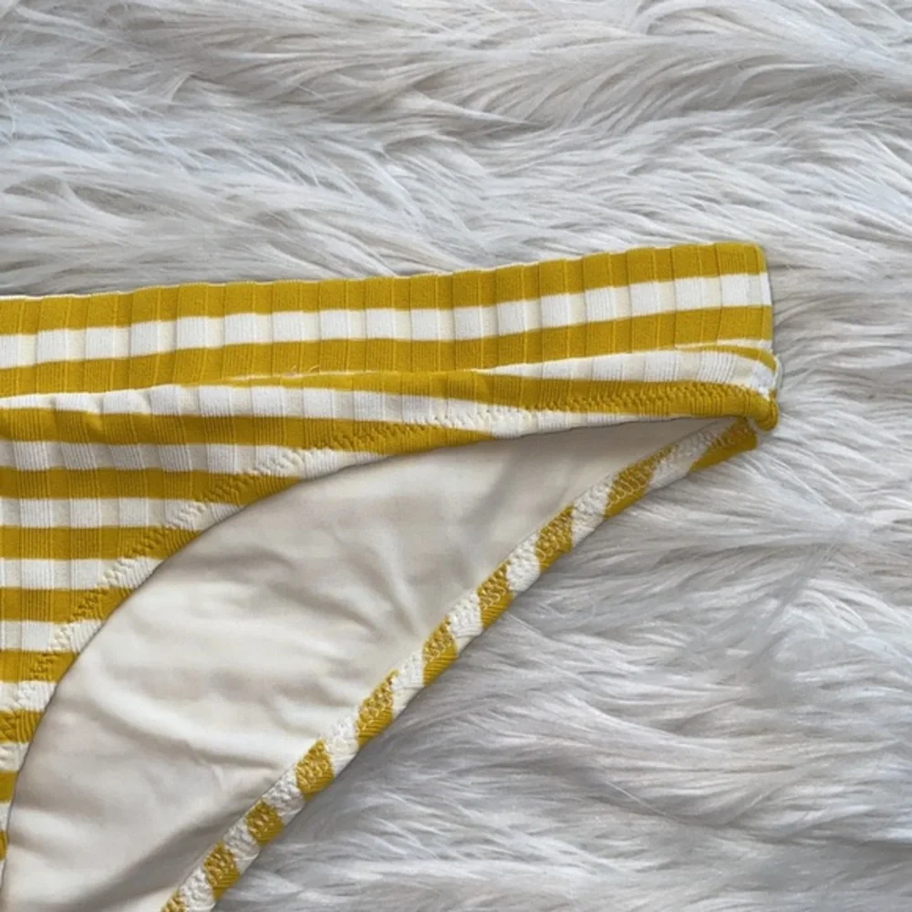 SOLID & STRIPED stripes mustard large